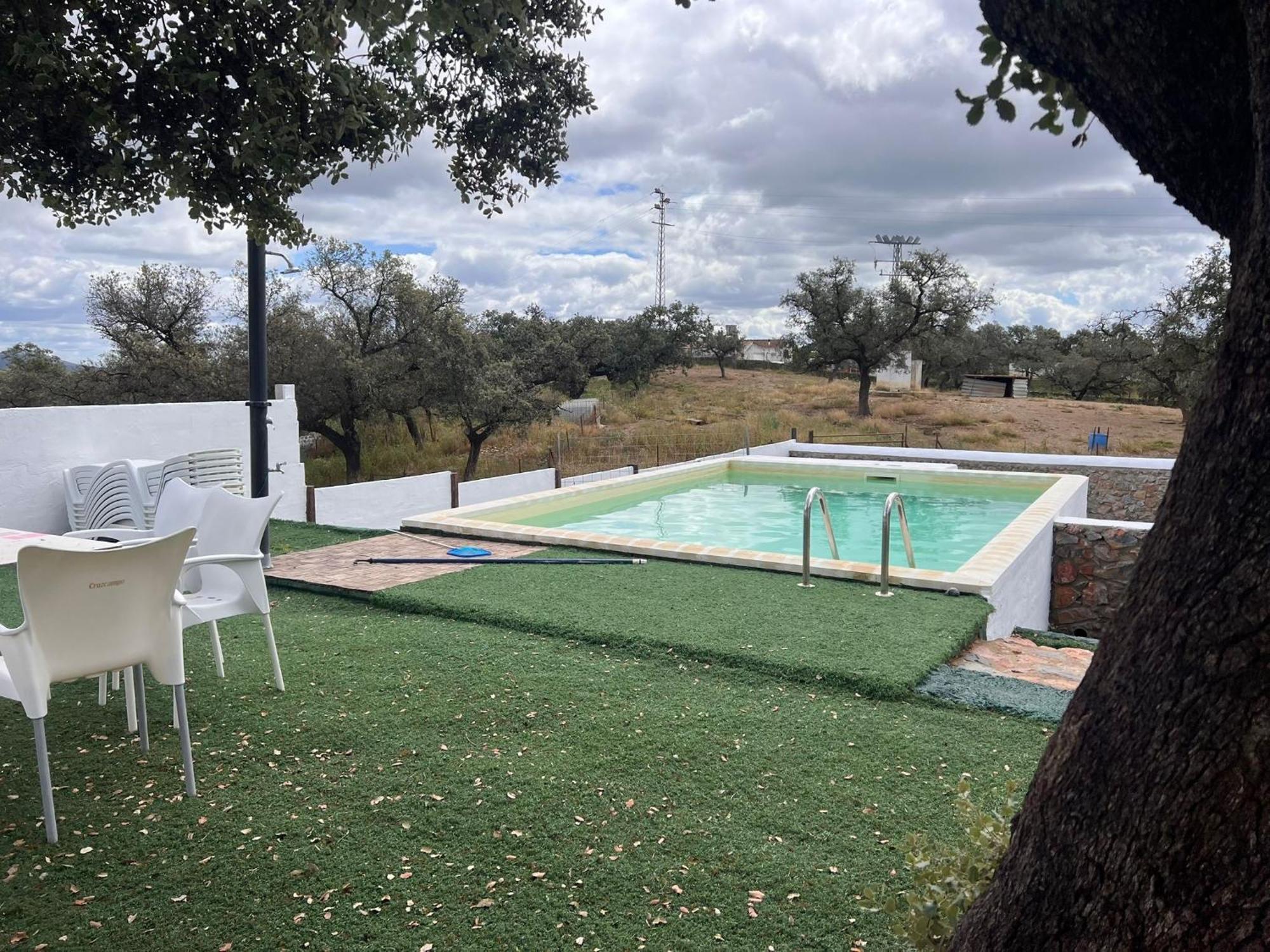 Casa Rural Quejigo Con Piscina ซานตาโอลาญา เดล กาลา ภายนอก รูปภาพ