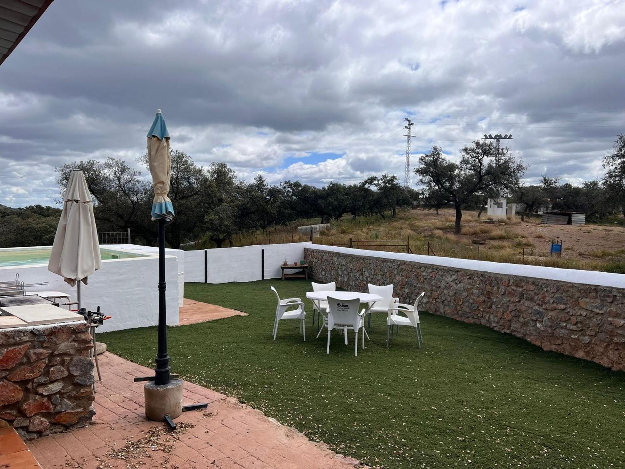 Casa Rural Quejigo Con Piscina ซานตาโอลาญา เดล กาลา ภายนอก รูปภาพ